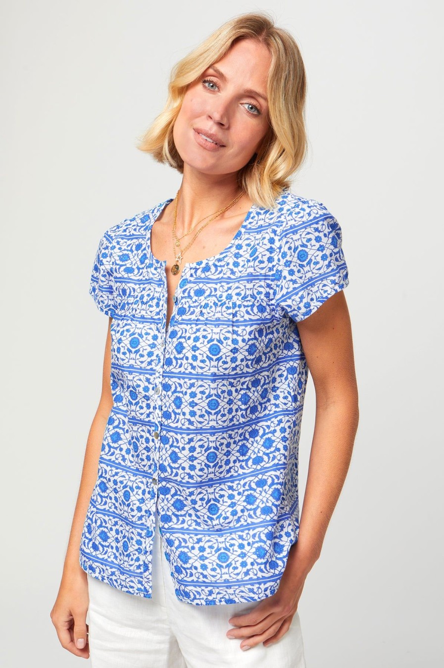 Womenm Aspiga Tops | Lisbon Cotton Shirt