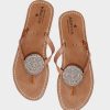 Womenm Aspiga Kenyan Sandals | Disc Leather Sandals