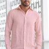 Men Aspiga Shirts | Men'S Holiday Linen Shirt