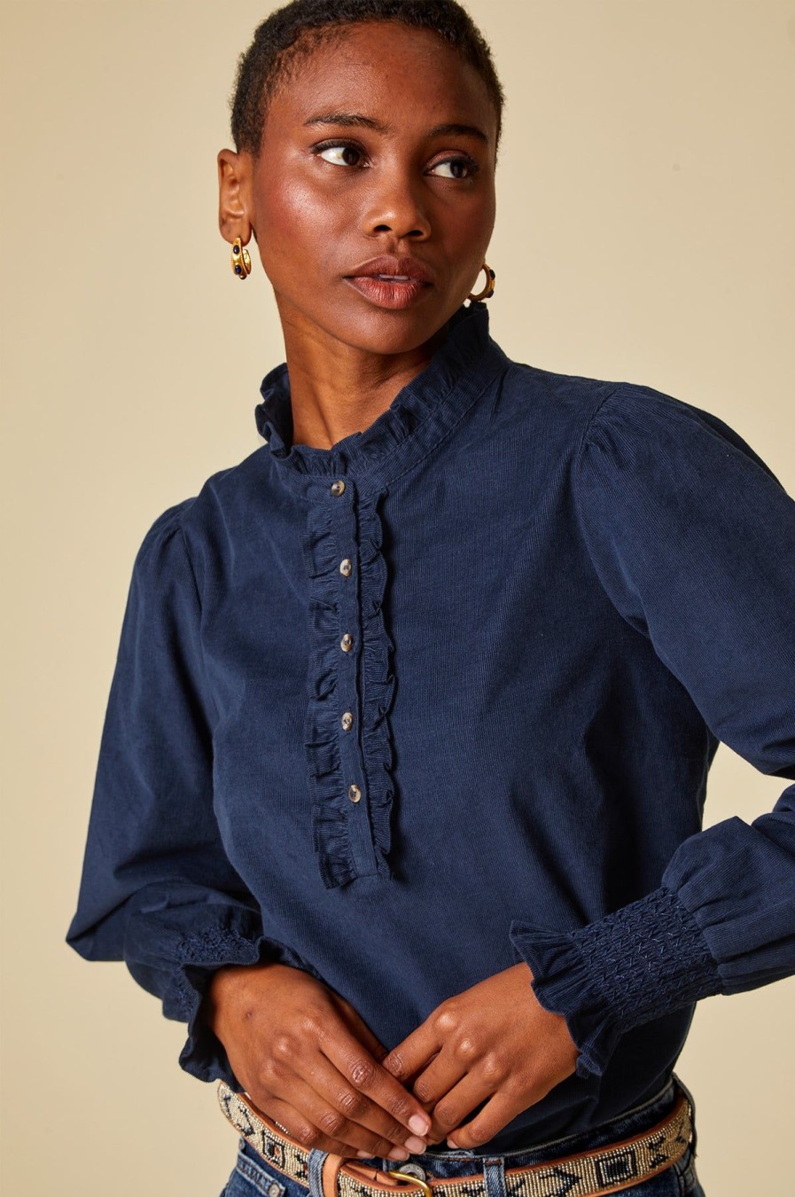 Womenm Aspiga Tops | Kylie Corduroy Blouse