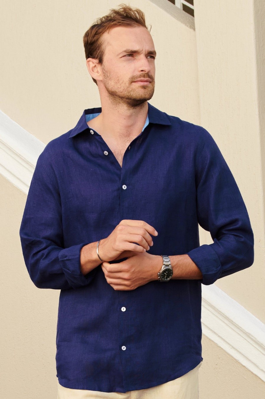 Men Aspiga Shirts | Men'S Linen Shirt