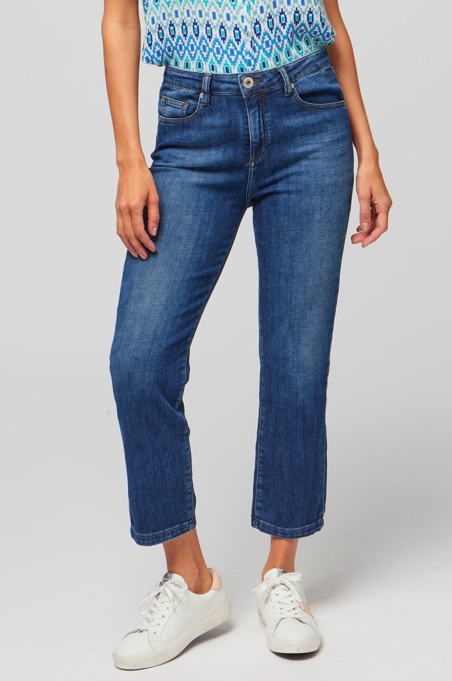 Womenm Aspiga Trousers | Cropped Denim Jeans