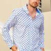 Men Aspiga Shirts | Men'S Printed Cotton Shirt