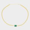 Jewellery Aspiga | Chunky Green Stone Necklace