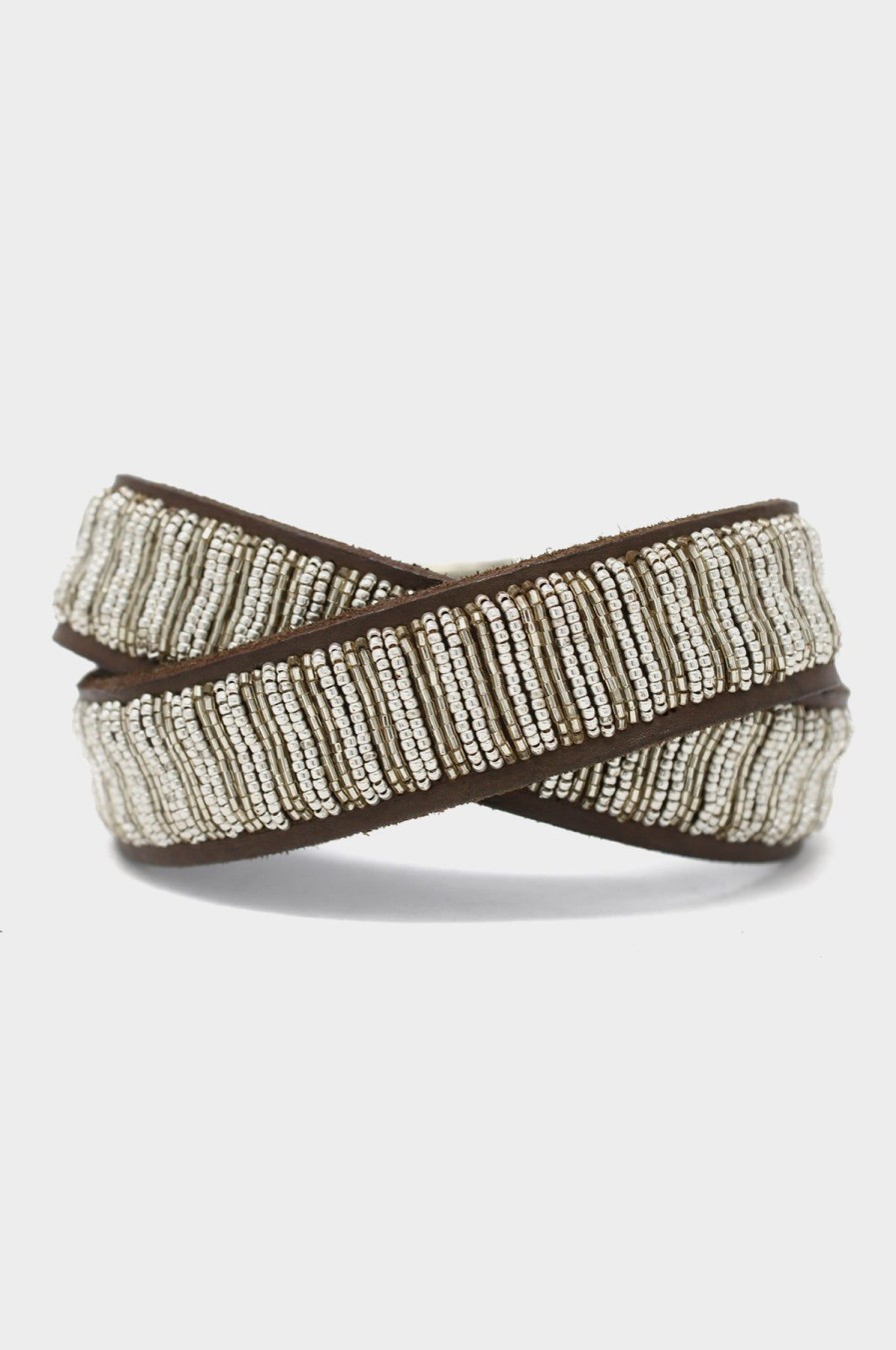 Accessories Aspiga | Full Beaded Leather Belt