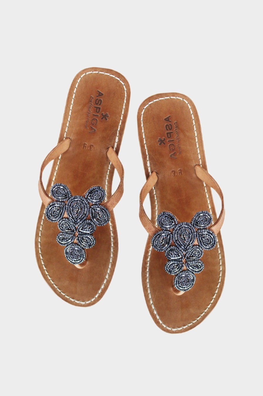 Womenm Aspiga Kenyan Sandals | Mia Full Beaded Heel Sandals