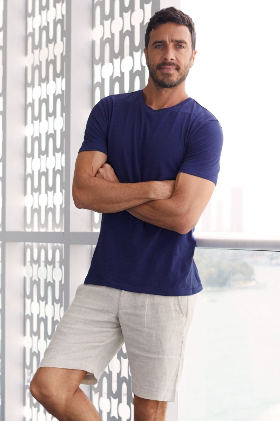 Men Aspiga Shorts | Men'S Linen Shorts