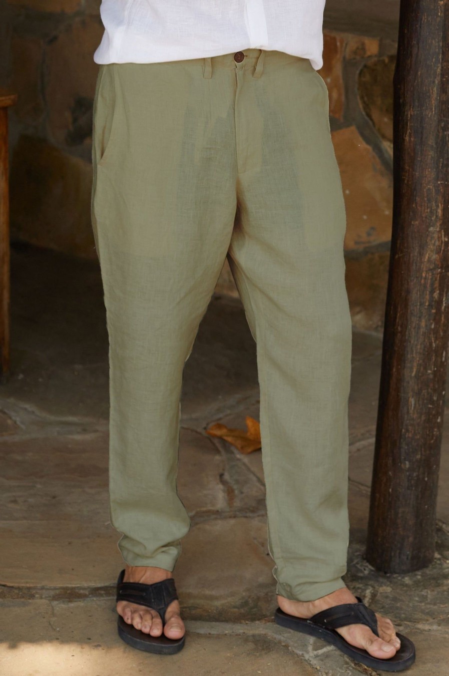 Men Aspiga Trousers | Men'S Premium Linen Trousers