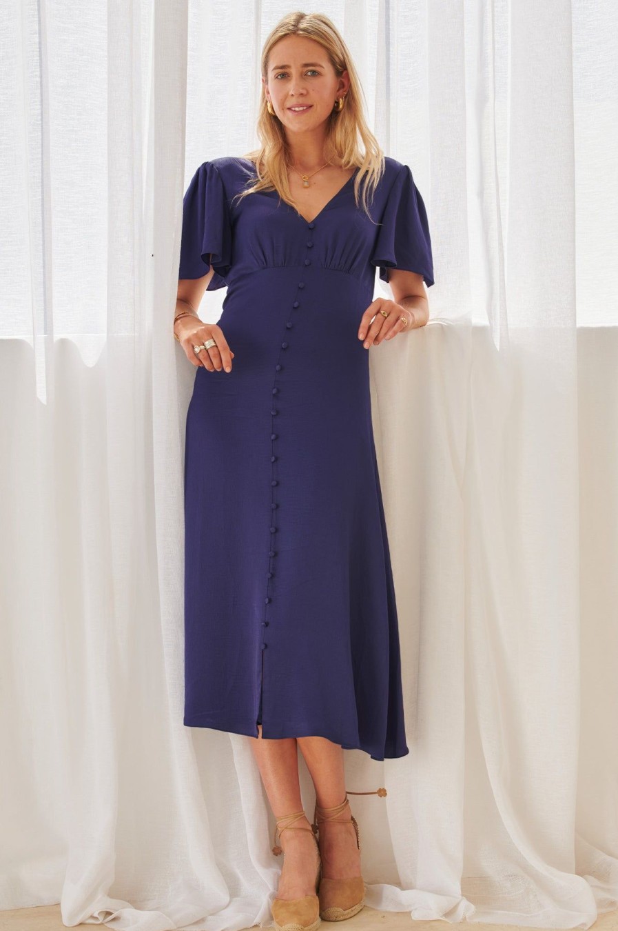 Womenm Aspiga Dresses | Sally Anne Satin Dress