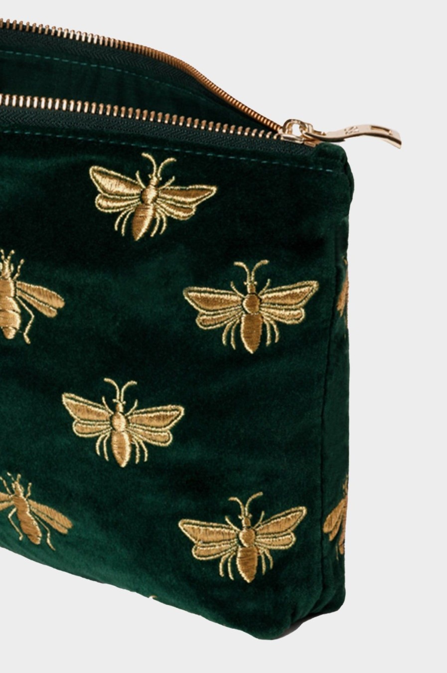 Accessories Aspiga | Honey Bee Velvet Everyday Pouch