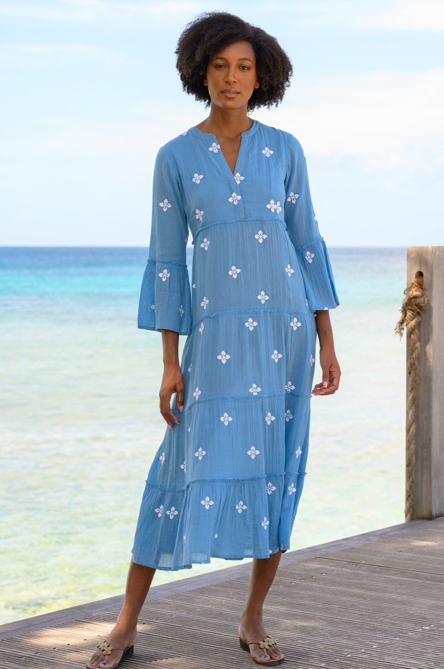 Womenm Aspiga Kaftans & Sarongs | Florence Embroidered Kaftan