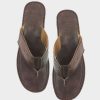 Men Aspiga Footwear | Men'S Leather Flip Flop