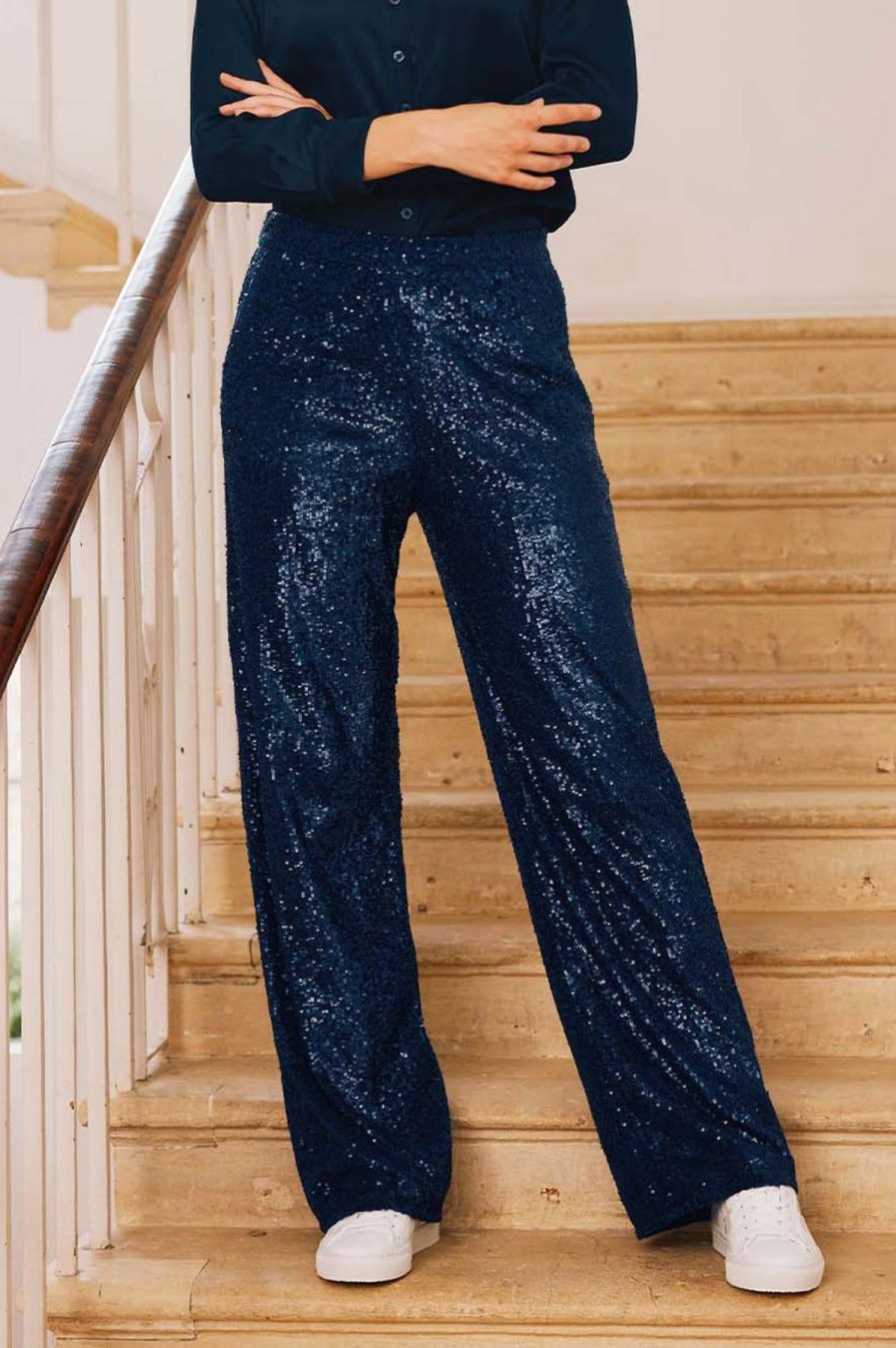 Womenm Aspiga Trousers | Sequin Trousers