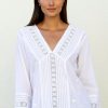 Womenm Aspiga Tops | Valentina Embroidered Blouse