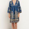 Womenm Aspiga Dresses | Paraskevi Embroidered Short Dress