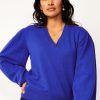 Womenm Aspiga Knitwear | Merino Cashmere Blend V-Neck Jumper