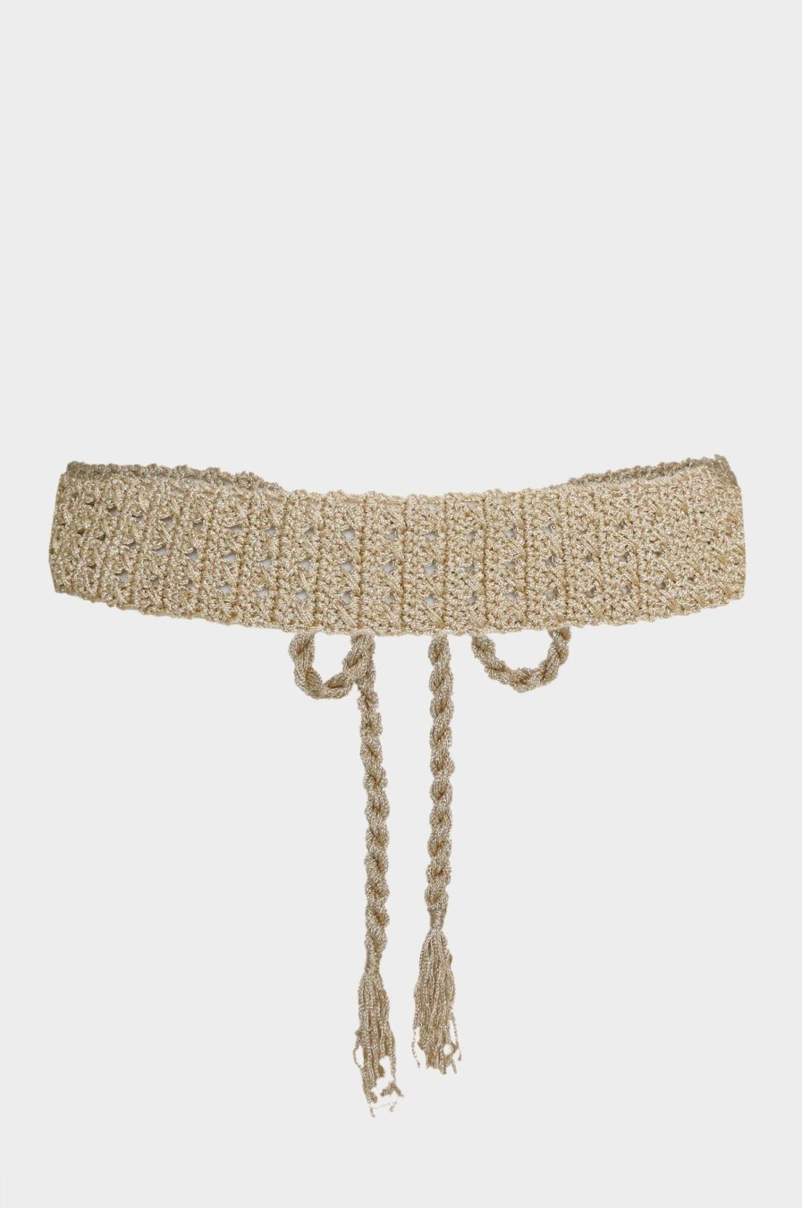 Accessories Aspiga | Ruched Soft Cotton Woven Belt