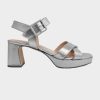 Womenm Aspiga Heels & Espadrilles | Metallic Platform Sandals