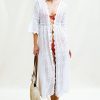 Womenm Aspiga Kaftans & Sarongs | Tina Open Front Lace Maxi Kaftan