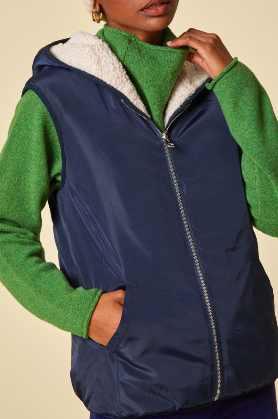 Womenm Aspiga Coats & Jackets | Reversible Eco Hooded Gilet