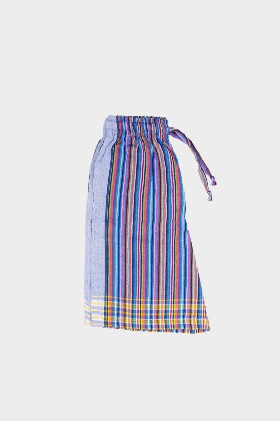 Accessories Aspiga | Unisex Striped Kikoy Long Shorts