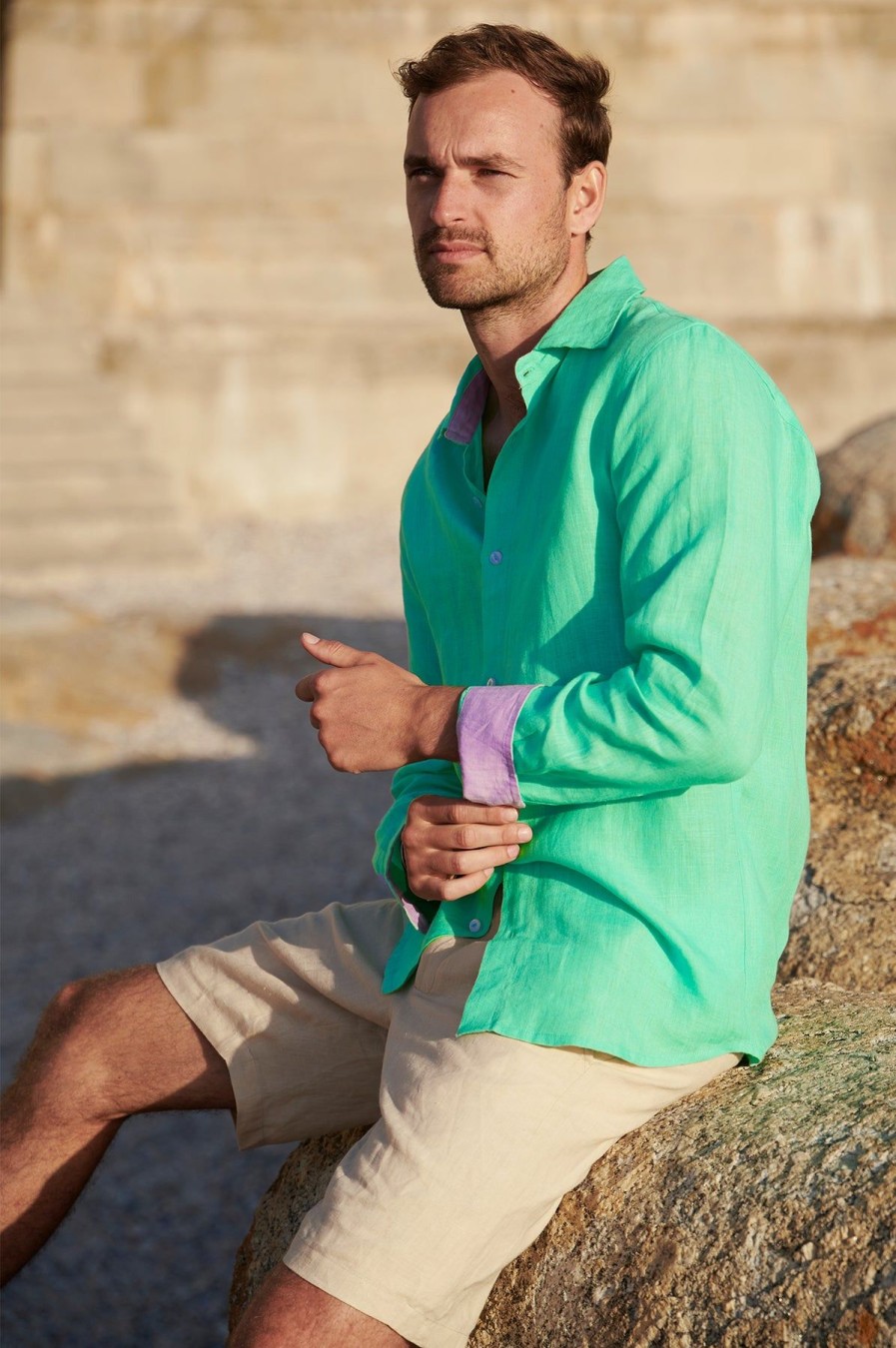 Men Aspiga Shirts | Men'S Linen Shirt