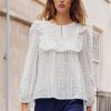 Womenm Aspiga Tops | Rochelle Broderie Blouse