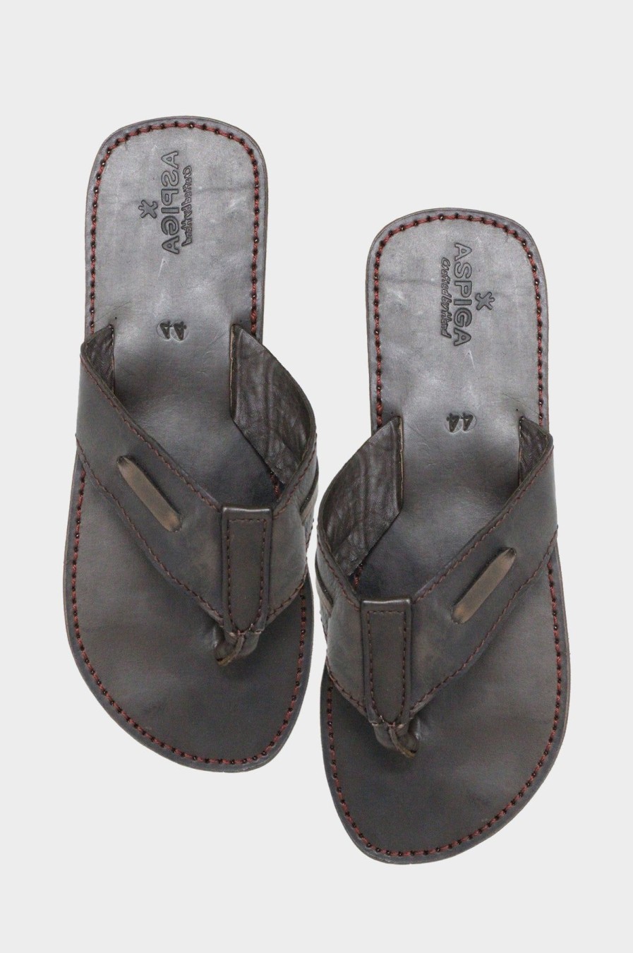 Men Aspiga Footwear | Men'S Recycled Tyre Sandals