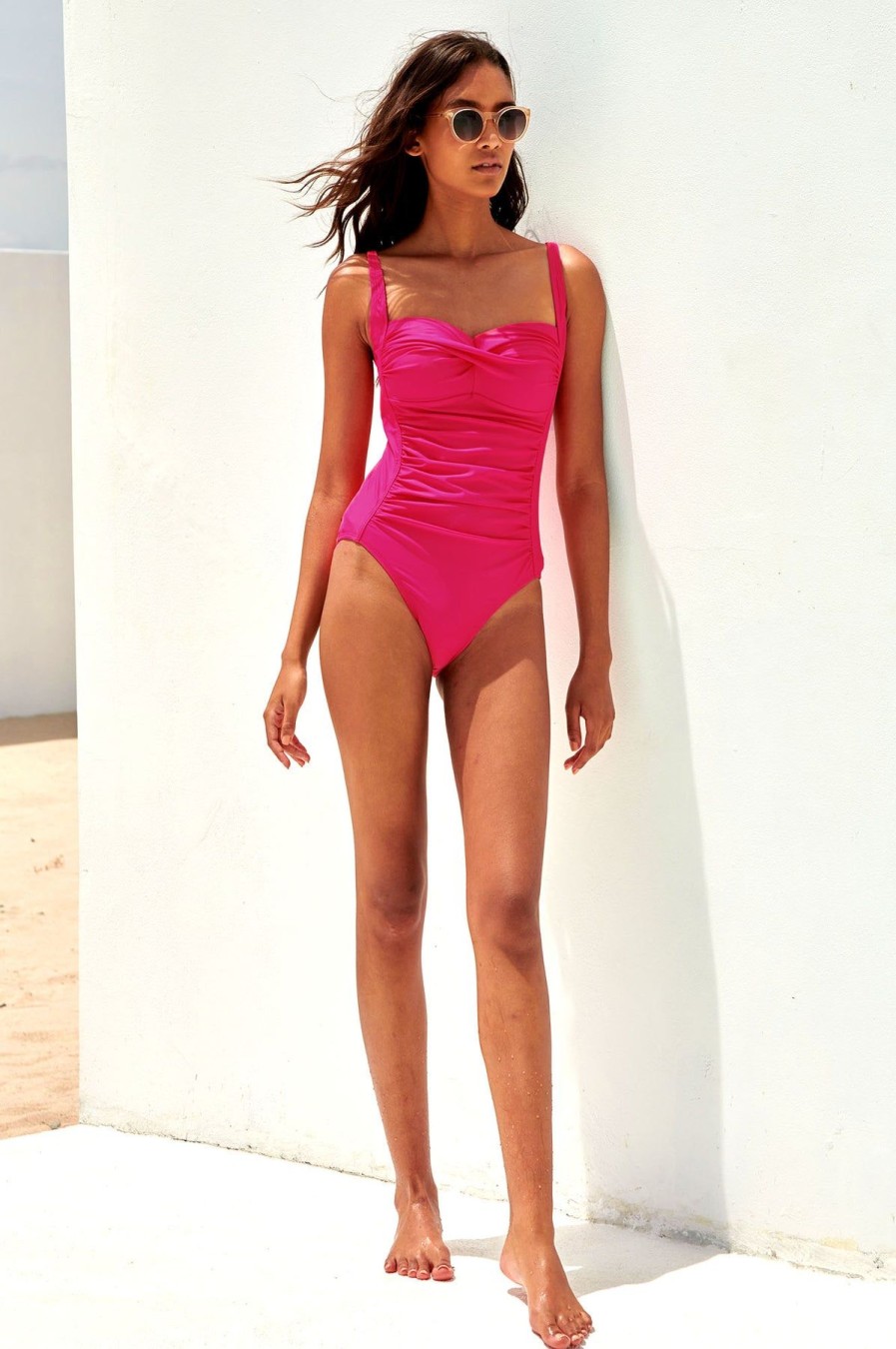 Womenm Aspiga Swimwear | Recycled Ruched Swimsuit