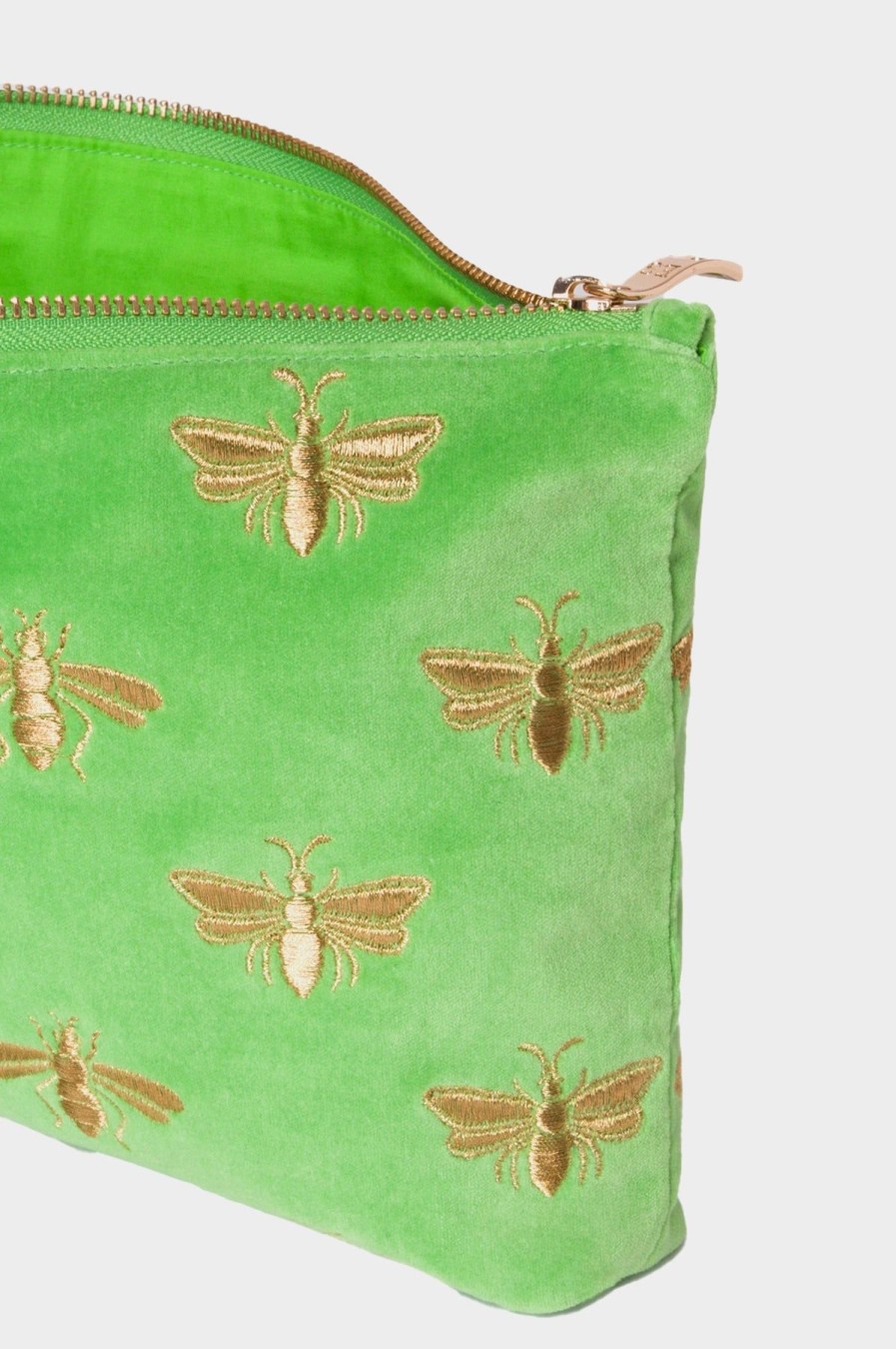 Accessories Aspiga | Honey Bee Velvet Everyday Pouch