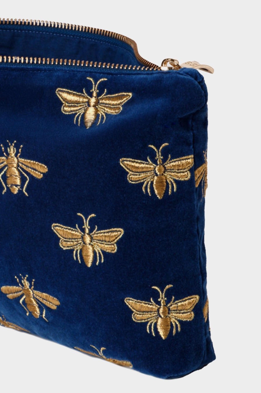 Accessories Aspiga | Honey Bee Velvet Everyday Pouch