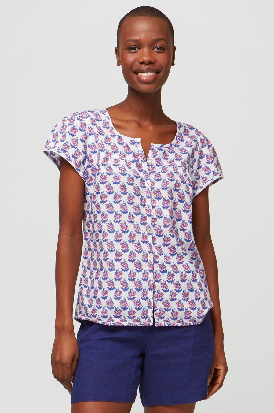 Womenm Aspiga Tops | Lisbon Cotton Shirt